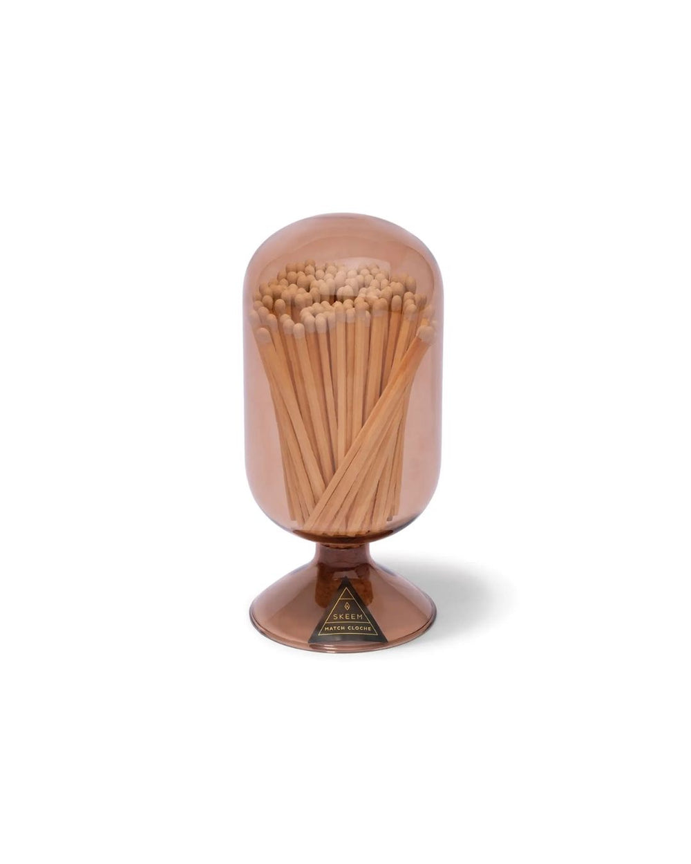 Vintage Amber Match Holder