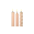 Blush Decorative Taper Candle Set
