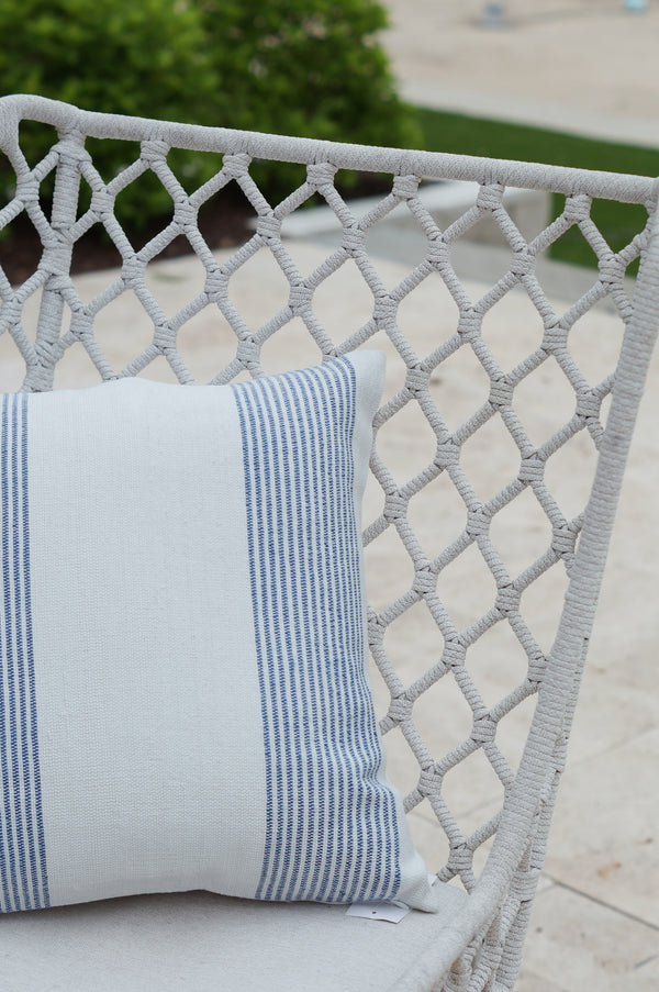 Princeton Outdoor Pillow in Blue