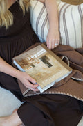 Chocolate Cable Throw