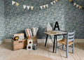 Emilie Wallpaper in Sky Blue