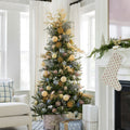 White Ceramic Tree Set