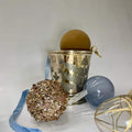 Camel Velvet Ornament with Bow