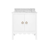 Jean Bath Vanity in White