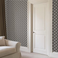 Julia Floral Wallpaper in Charcoal