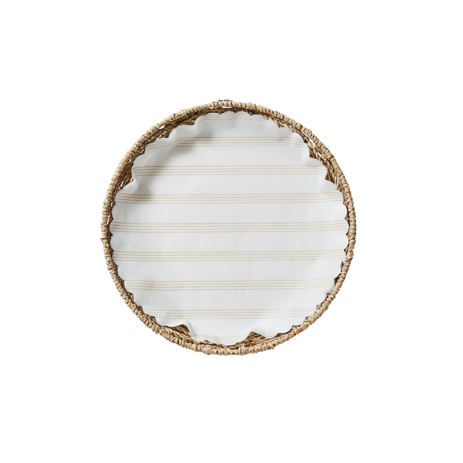 Linen Stripe Paper Liner Set