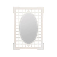 Garden Mirror in White