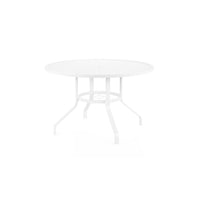 Rory Round Dining Table in Satin White