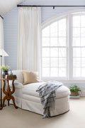 Coastal Stripe Wallpaper in Light Blue