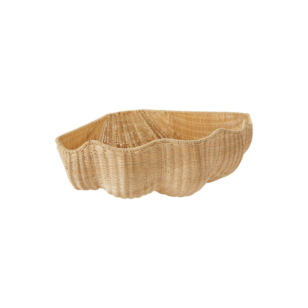 Woven Rattan Shell Basket