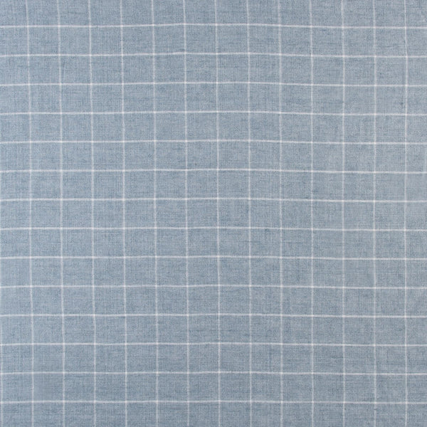 Blue Windowpane Fabric