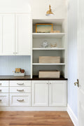 Oscar Stripe Wallpaper in Light Blue