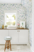 Betty Wallpaper in Light Blue no. 3