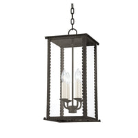 Belle Meade Medium Outdoor Hanging Lantern in French Iron