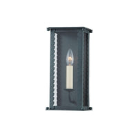 Belle Meade Small Outdoor Wall Lantern in Verdigris