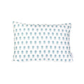 Lulu Floral Pillow in Dusty Blue