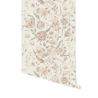 Bukett Wallpaper in Powder Pink