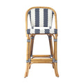 Cabana Stripe Counter Stool in Navy