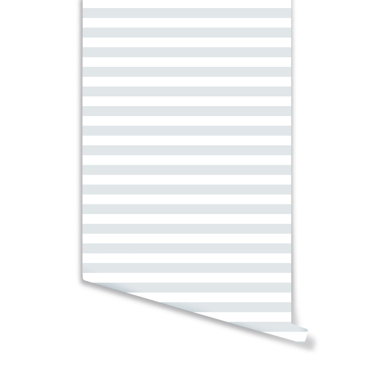 Coastal Stripe Wallpaper in Light Blue