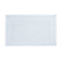 Cotton Bath Rug in Light Blue