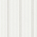 French Linen Stripe Wallpaper in Beige