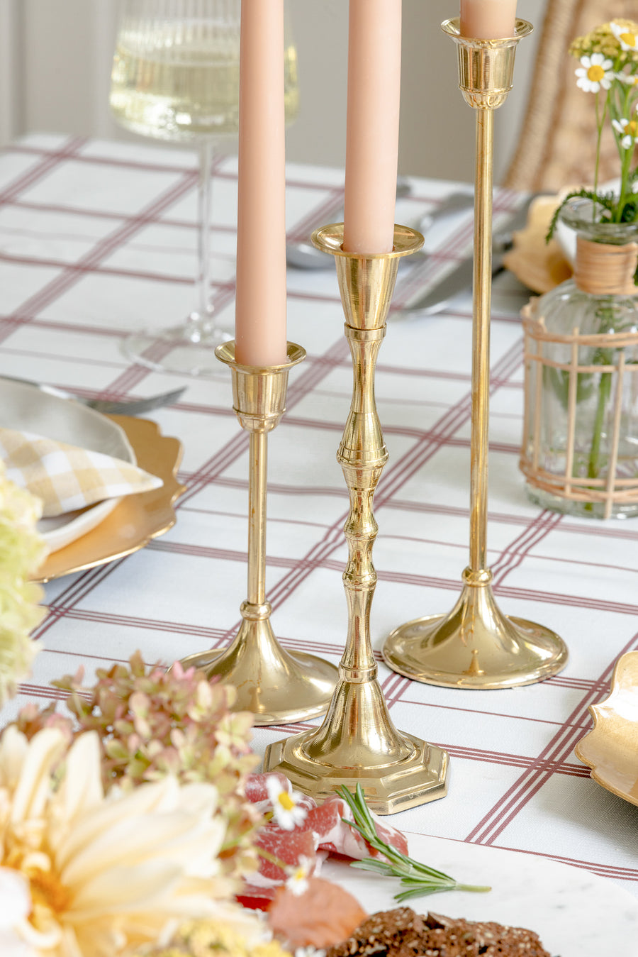 6 inch Candlestick in Gold