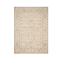 Beige and pale blue rug