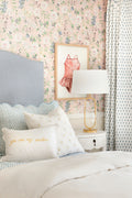 Betty Wallpaper in Crystal Pink