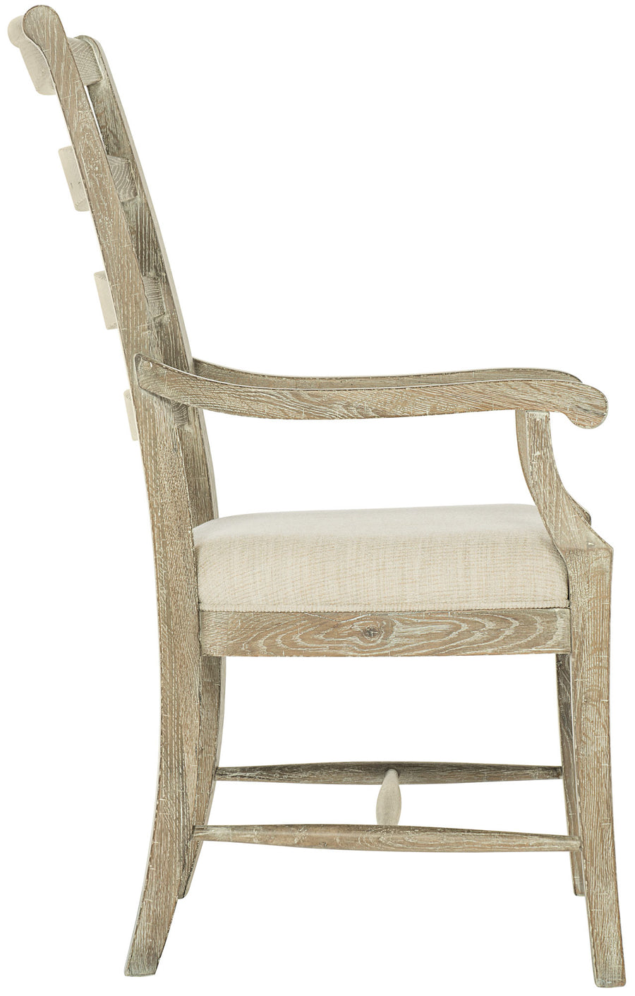 Ladder Back Arm Chair in Natural Oak