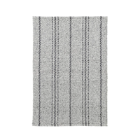 Lewis Indoor Outdoor Rug in Grey and Black