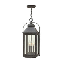 Lincoln Hanging Lantern in Zinc