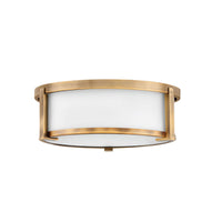 Lowry Flush Mount in Brushed Bronze - Medium