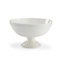 White pedestal bowl