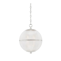 Opulent Sphere Pendant in Nickel