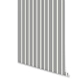 Oscar Stripe Wallpaper in Charcoal