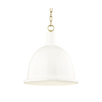 Pearl Pendant in White