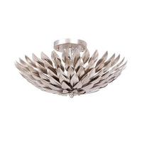 Petal Flush Mount in Silver