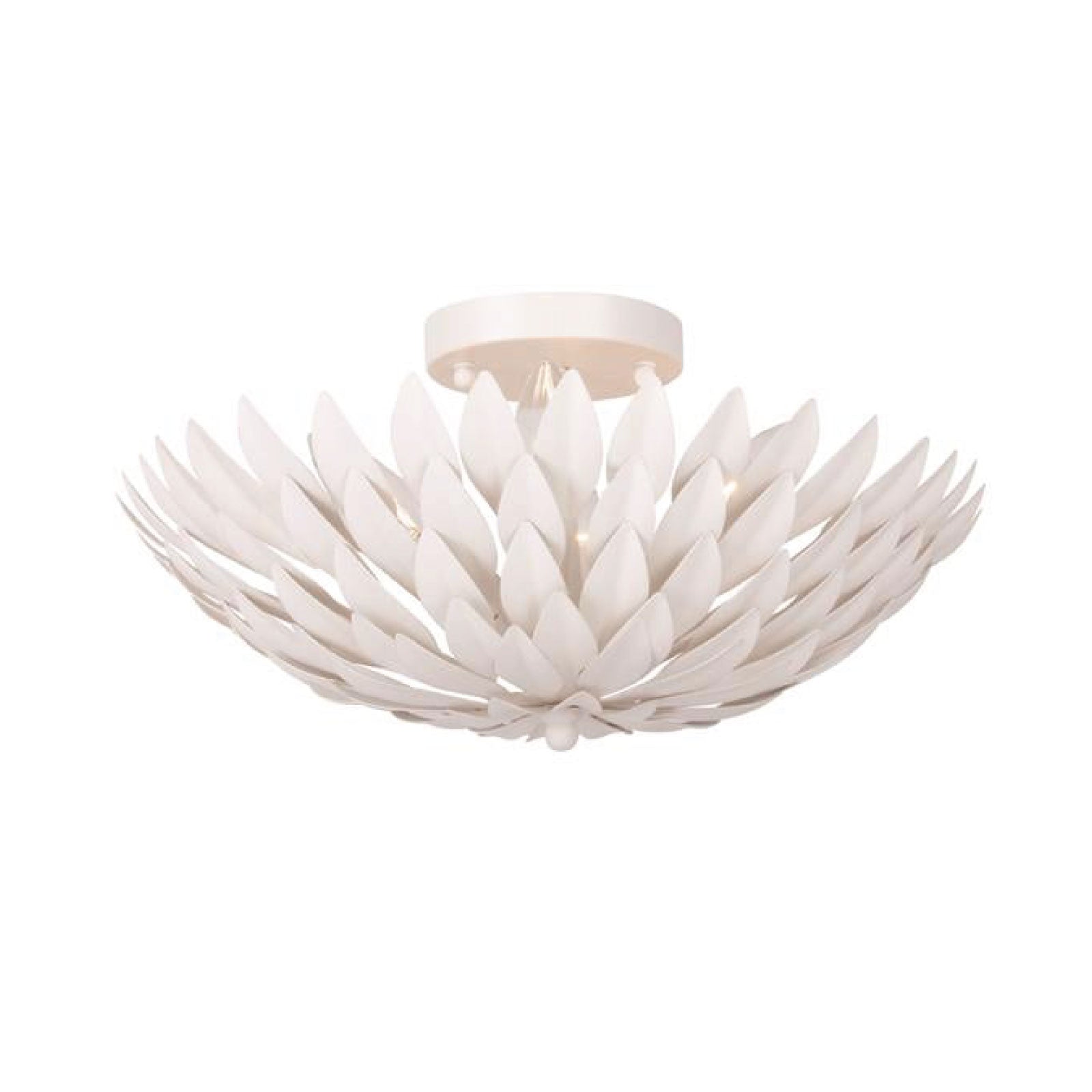 Petal Flush Mount in White