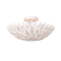 Petal Flush Mount in White