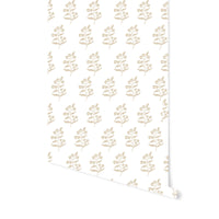 Frankie Floral Wallpaper in Natural