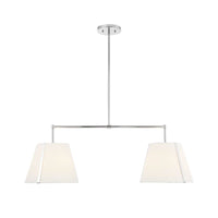 Roosevelt Linear Chandelier in Polished Nickel