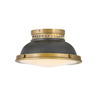 Rowan Flush Mount in Brass and Zinc