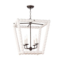 Coastal Living Perennial Lantern in White