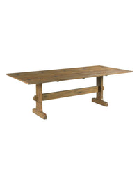 Solid oak dining table
