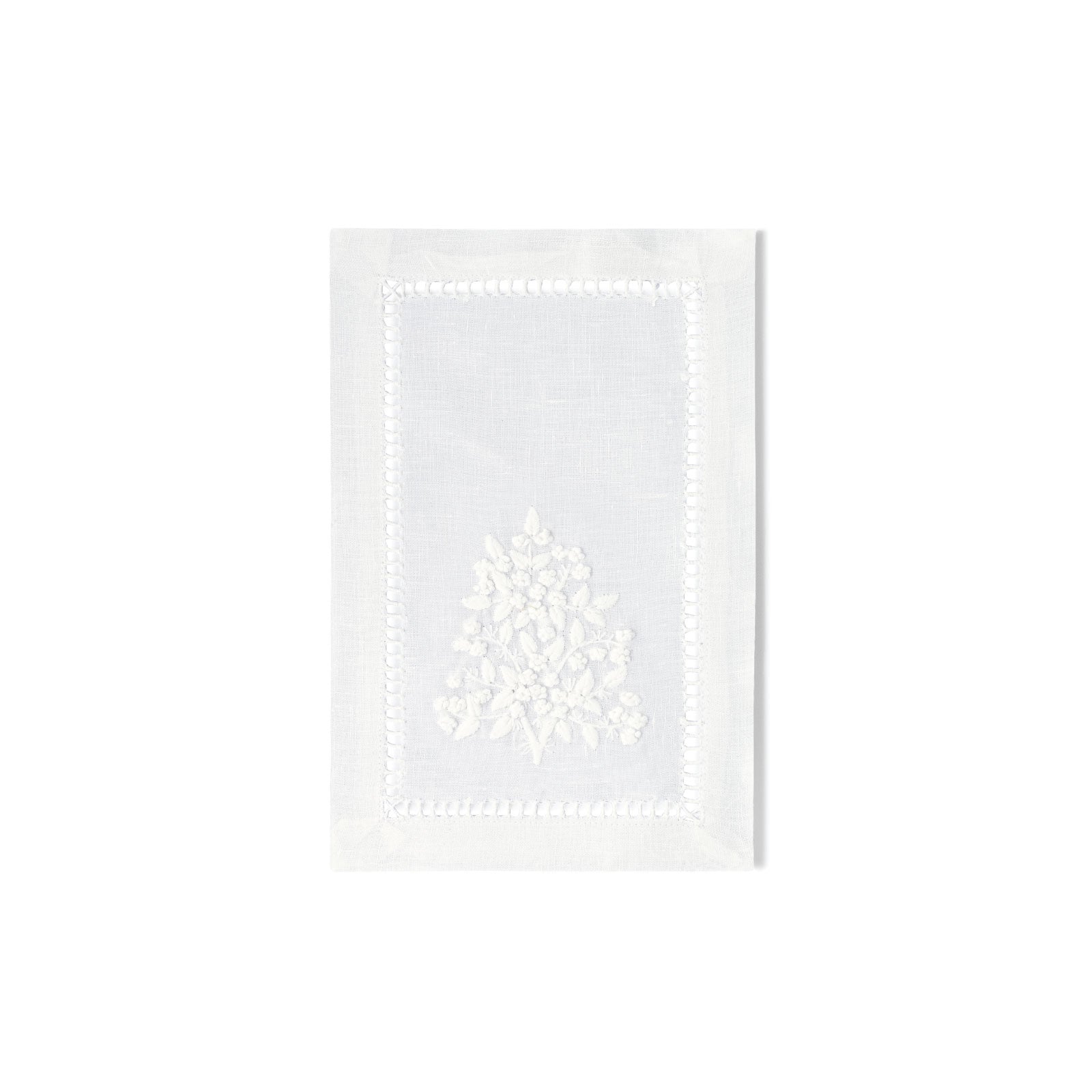 Tree of Life Appetizer Napkin in White