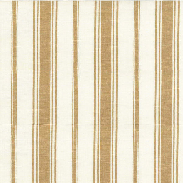 Wentworth Stripe Fabric in Camel