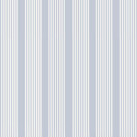 Oscar Stripe Fabric in Light Blue