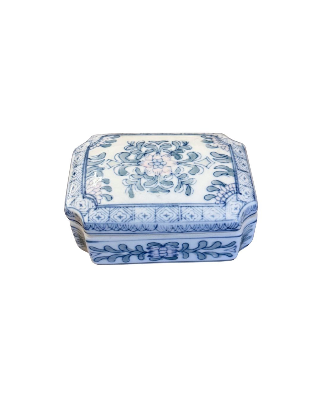 Vintage Floral Trinket Box