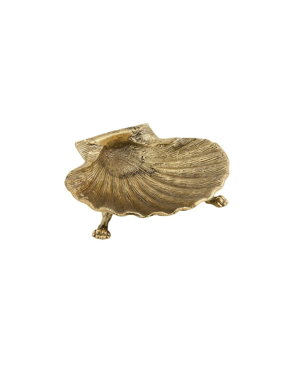 Coastal Brass Shell Dish