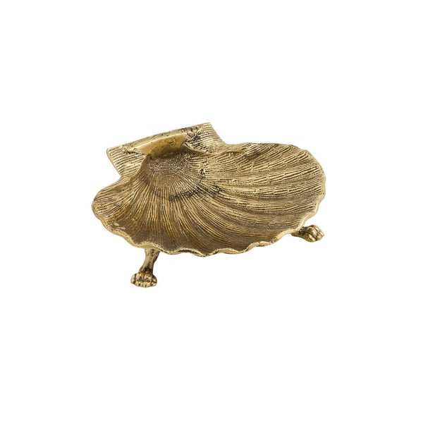 Coastal Brass Shell Dish